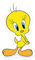 Paper House Productions Looney Tunes Tweety Bird gestanzter Vinyl-Aufkleber, 9,1 cm