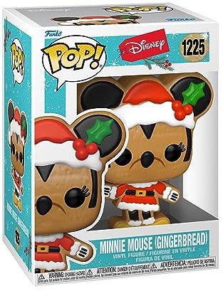 Funko Pop! Disney: Holiday - Minnie Mouse - Galleta de Jengibre - Figura de Vinilo Coleccionable - Idea de Regalo- Mercancia Oficial - Juguetes para Niños y Adultos - Muñeco para Coleccionistas