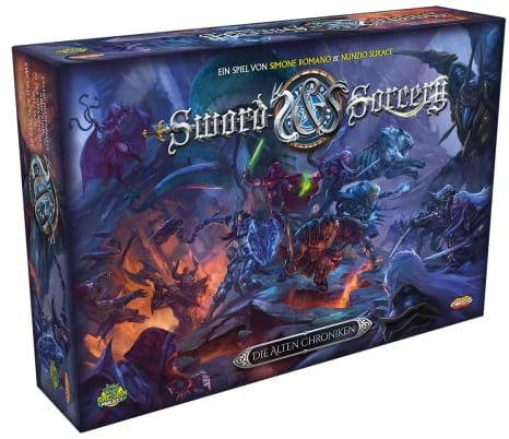 Ares Games, Sword & Sorcery: Die Alten Chroniken, Grundspiel, Expertenspiel, Dungeon Crawler, 1-5 Spieler, Ab 13+ Jahren, 60+ Minuten, Deutsch