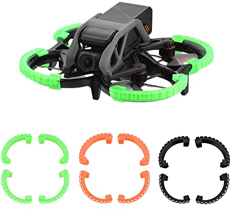 ZJRXM Avata FPV Drone Propellerschutz Stoßstangen-Schutzring Zubehör, Antikollisions im Flug (Grün)