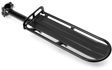 JZYSS Panier Rack Bicycle Luggage Carrier Rear Luggage Rack Aluminum Alloy Bike Cradle Quick Release Luggage Carrier Mountain Bike Hanger Rack Bike Pannier Rack