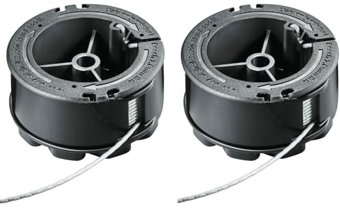 MUFUSHAN 2Pcs Replacement Strimmer Spool and Line, F016800570 Strimmer Wire Compatible for Bosch UniversalGrassCut 18, Universal GrassCut 18v-26, Universal GrassCut 18v-260