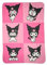 Northwest Sanrio Kuromi Überwurfdecke, Fleece, seidig, 114,3 x 152,4 cm, Rosa