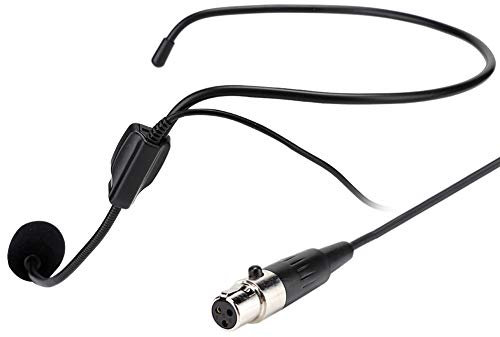 Professionelles Kabelloses Head-Wear-Mic-Headset-Mikrofon, Einstellbarer Ton, Geräuschunterdrückung, für an der Taille Montierte Sender, Ideal für Sport, Auftritte und Mehr