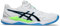 ASICS Herren Gel-Tactic 12 Sneaker, White Lime Burst, 46 EU