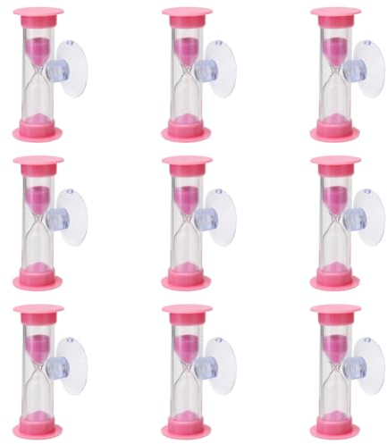 ARVALOLET Sablier pratique de 2 minutes avec ventouse - Idéal pour la cuisine et le bureau