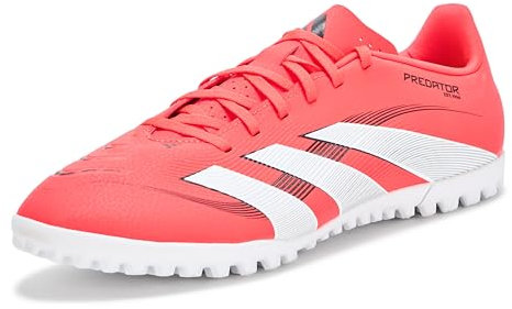 adidas - Zapatillas de fútbol Club Turf Unisex para Adulto, Lucid Red White Black, 44 EU