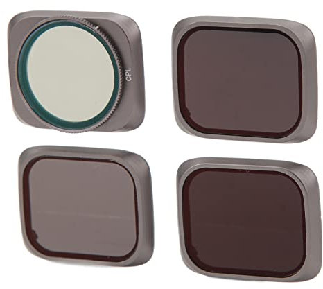 Verdant Touch Objektivfilter für AIR2S Drohnenkamera-Objektivfilter, 4-teiliges Set, CPL ND8, ND16, ND32, Rahmen aus Aluminiumlegierung, optisches Glas, für DJI Air 2S