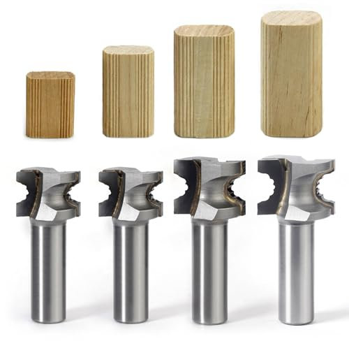 FindBuyTool Jeu d'outils de fraisage pour tenons Domino Festool