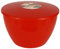 Just Pudding Basins 4 Pint Large Bowl with Lid for Steaming and Mixing Durable Plastic Dishwasher Safe Colour Red