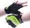 HLDD HANDLANDY Fingerlose Arbeitshandschuhe für Männer, Halbe Finger Arbeitshandschuhe Grip Stoßdämpfende Atmungsaktive Uwrist TPR Anti-Collision Handschuhe für Männer & Frauen