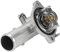 Motoforti Termostato dell'Automobile Termostato del Motore dell'Assemblea per Dodge Durango 11-15 per Jeep Grand Cherokee 2011-2020 3.6L Lega di Alluminio No.5184651AF