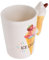 GLEAVI Tasse à Café Céramique Forme de Glace Mug pour Boissons Chaudes Froides Tasse pour Café Lait Jus pour