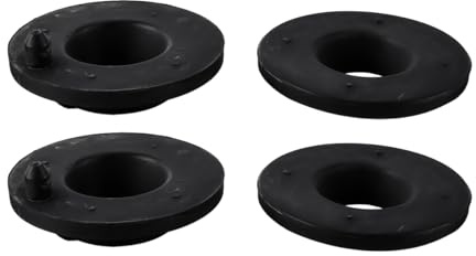 Ausi 4 piezas de cojinete de goma para resorte compatible con A3 8P Q3 8U TT 8J Alhambra Altea XL Leon 1P Toledo