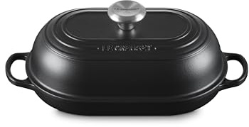 Le Creuset Emaillierter Gusseisen-Brotofen, oval, 29,2 cm, Lakritz