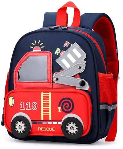 PROTAURI Sac à Dos Enfant Maternelle Garçon 2-6 Ans 10.6L EPA, Marineblau
