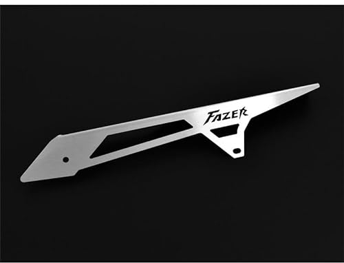 ZIEGER Motorrad Kettenschutz kompatibel mit: Yamaha FZS 600 Fazer Logo silber