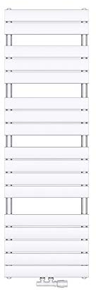Mai & Mai Badheizkörper Handtuchheizkörper Handtuchhalter Heizkörper bad flach 160x50cm in Weiß Seitenanschluss & Mittelanschluss Paneelheizkörper Horizontal Handtuchwärmer Badheizung