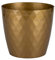 Home Garden Ornaments Gold Plant Pots Indoor 25cm Diameter – Round Plant Pot with Glossy Crystal Surface – Decorative Flower Pot – Plastic Flower Pots Outside (Ø25cm, Gold Crystal)