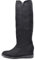 IF Fashion Stivaletti da Donna Zeppa Interna Traforati Primaverili Estivi Camoscio LY81-1 Nero N.39