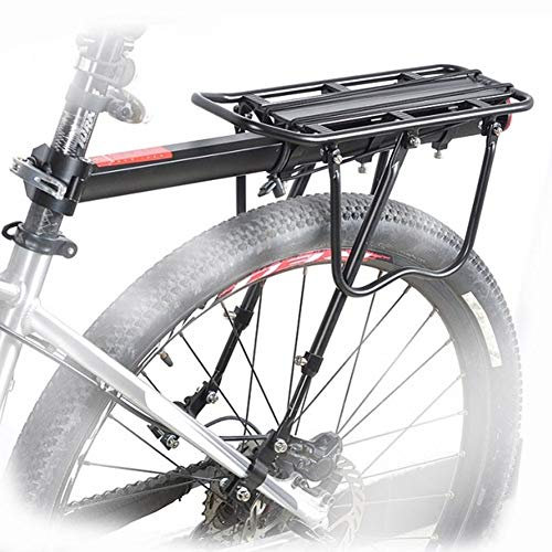 110 lbs/50KG Vélo Arrière Rack Universel Réglable Vélo Équipement Stand Footstock Vélo Porte-Bagages avec Réflecteur