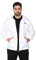 Men's Bowling Mesh Jacket Bowls Club White Fleece Lined Hooded Coat, Bodywarmer, Trouser Waterproof Fabric Windproof Fleece Line Bowls Lawn Jumper Top & Bottom (Hooded Jacket, L)