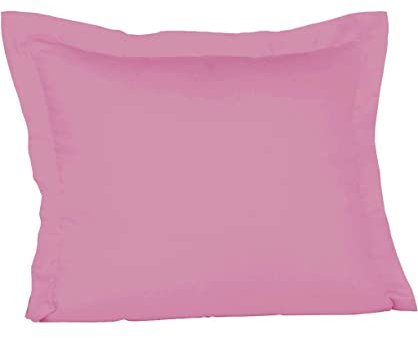 sleepling Satin Kissenbezug, Kissenhülle aus 100% seidig weicher Baumwolle, Bezug Kissen Kopfkissen, 60 Grad, Ökotex 100, Made in EU, 35 x 40 cm, pink