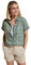 Mountain Warehouse Palm Womens Relaxed Check Shirt - Comfortable, Breathable & Lightweight 100% Cotton Top, Easy Care - for Outdoors & Holiday Khaki Women's Size 10