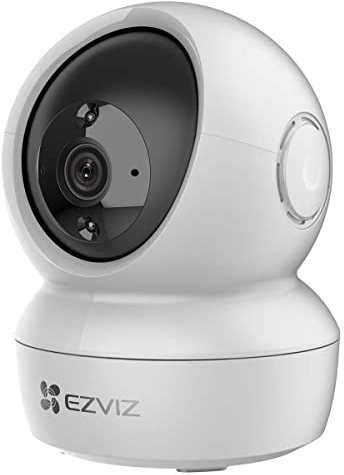 EZVIZ H6c 2K+ Intelligente Schwenk/Neige 4 MP WLAN Überwachungskamera mit 360°- Panoramablick, Zwei-Wege-Audio, Bewegungserkennung mit Automatische Verfolgung, Nachtsicht (bis zu 10 m)