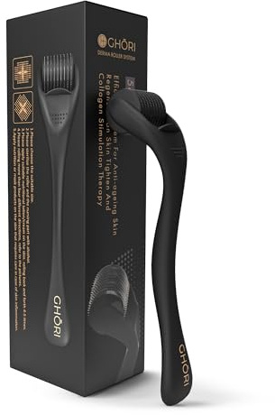 Ghori Derma Roller | 540 Titan-Mikronadeln | 1,0 mm