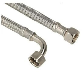 Flexible de chauffage coudé Fem/Fem 3/4' - DN19 (1000 mm)