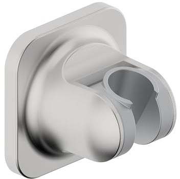 Duttao Shower Head Holder, Strong Adhesive Handheld Showerhead Holder (Brushed Nickel) DP-9311-BN