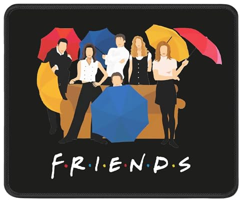 Friends Merchandise Tapis de souris pour bureau, ordinateur ou jeu, tapis de souris pour amis, amis ou fans de séries télévisées