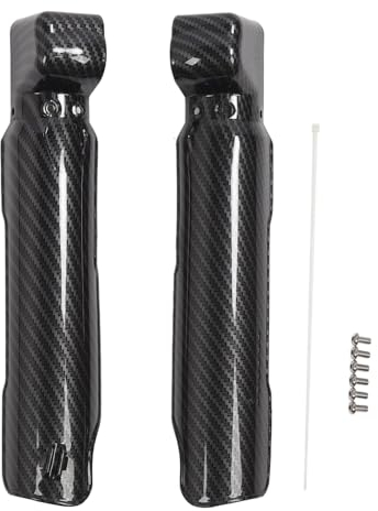 Shock Absorber Guards, 2PCS Carbon Fiber Pattern Motorcycle Fork Guard Protector for SurRon Light Bee XS