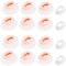 VGOL 8 Paar Weiße Silikon Ohrstöpsel In-Ear Kopfhörer Ohrstöpsel Ersatz Ohrhörer Kopfhörer Aufsätze Kompatibel mit JBL Tune Flex 4 Größen (XS/S/M/L)