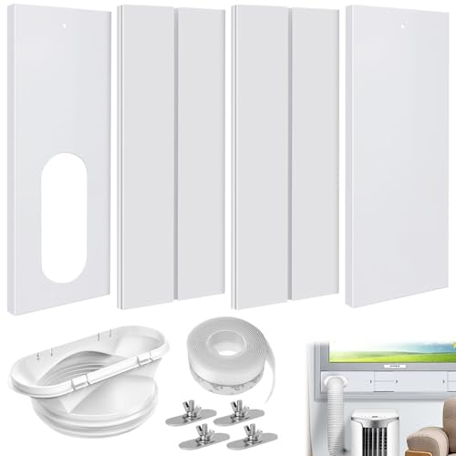 IXYHKB Kit De Junta De Ventana De Aire Acondicionado, 4 Piezas Ventana Para Unidades De Aire Acondicionado Móvil, Kit De Corredera De Ventana Ajustable Para Extensión De Aire Acondicionado Móvil