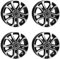 4x AUTEC Felgen Alufelgen KISO 7.0x17 ET55 5x120 Schwarz poliert kompatibel mit VW Amarok Bus Crafter