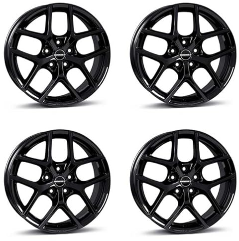4x Borbet Felgen Y 8.5x19 ET40 5x112 black glossy kompatibel mit Audi A3 A4 A6 A7 A8 Q2 Q3 Q5 RS3 S3 S4 S6 S7 S8 SQ2 SQ5 TT