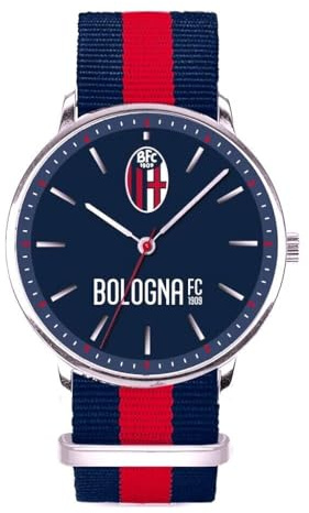 LOWELL Uhr Analog Solo Tempo mit Wappen BOLOGNA FC P-BA4490XB1, Schwarz