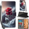 for Google Pixel 8 5G Case PU Leather Wallet Book Flip Folio Stand View Magnetic Multi-Pattern Cover compatible with Google Pixel 8 Phone Case (Roses)