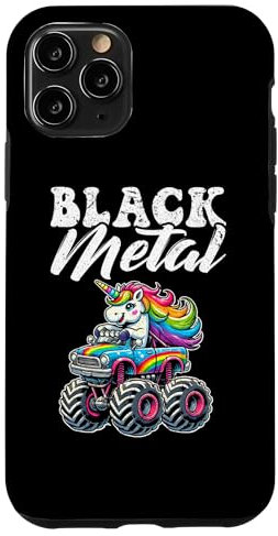 Hülle für iPhone 11 Pro Black Metal & Death Metal Headbanger Rock Schwere Musik