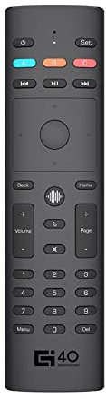 4 IN 1 2.4GHz Air Mouse with Smart Voice Control,3 Preset Modes,6 Axis Gyroscope,IR Learning Controller for Smart TV, Android TV Box, PC,Laptop,Projector