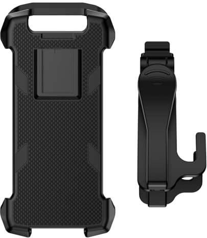 Ulefone Armor Mini 20 20T Pro Phone Armor Hülle mit Back Clip Karabiner 3 in 1 Multifunktional Schutzhülle Stoßfest Cover 360° Komplettschutz Kratzfest Anti-Fall Schwarz