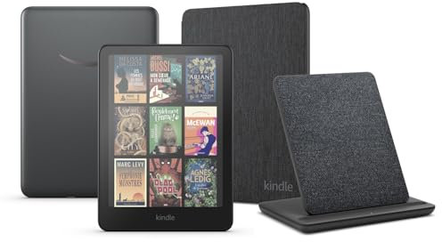 Kindle Colorsoft Signature Edition (32 GB) ohne Werbung, eine Amazon-Stoffhülle und eine kabellose Ladestation Made for Amazon