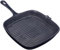 SHOUKAII Bratpfanne 22/24 cm, Gusseisen, gestreift, Dicker Boden, for Zuhause, Garten, Grill, Steak, Bratpfanne, Wok(22)