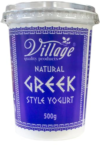 Village Greek Style Greek Yoghurt Yoghurt Strained Yogurt 500 Gramm