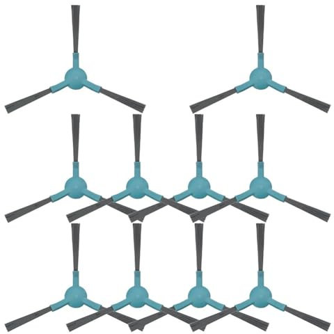 FRTmvg Kit de cepillos laterales para Conga 2499 Ultra Home Advanced | Paquete de 10 cepillos laterales de nailon duradero | Fácil instalación para una limpieza eficiente de esquinas