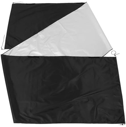 Abaodam Above Ground Pool Cover Reel System Versatile Black Solar Blanket Roller with Tube for Various Shapes Easy Installation Space Saving Design Low Maintenance