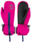 Trollkids Kinder wasserdichter Fausthandschuh Troll, Rot/Mittelblau, Größe 3; 2-3 Years