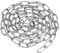 sourcing map Stainless Steel 304 Hardened Proof Coil Chain 1m Length 1.5mm Thickness Zinc Plated